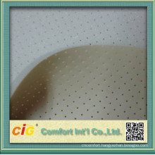 pu bonded leather/pu sponge leather/smooth leather with foam